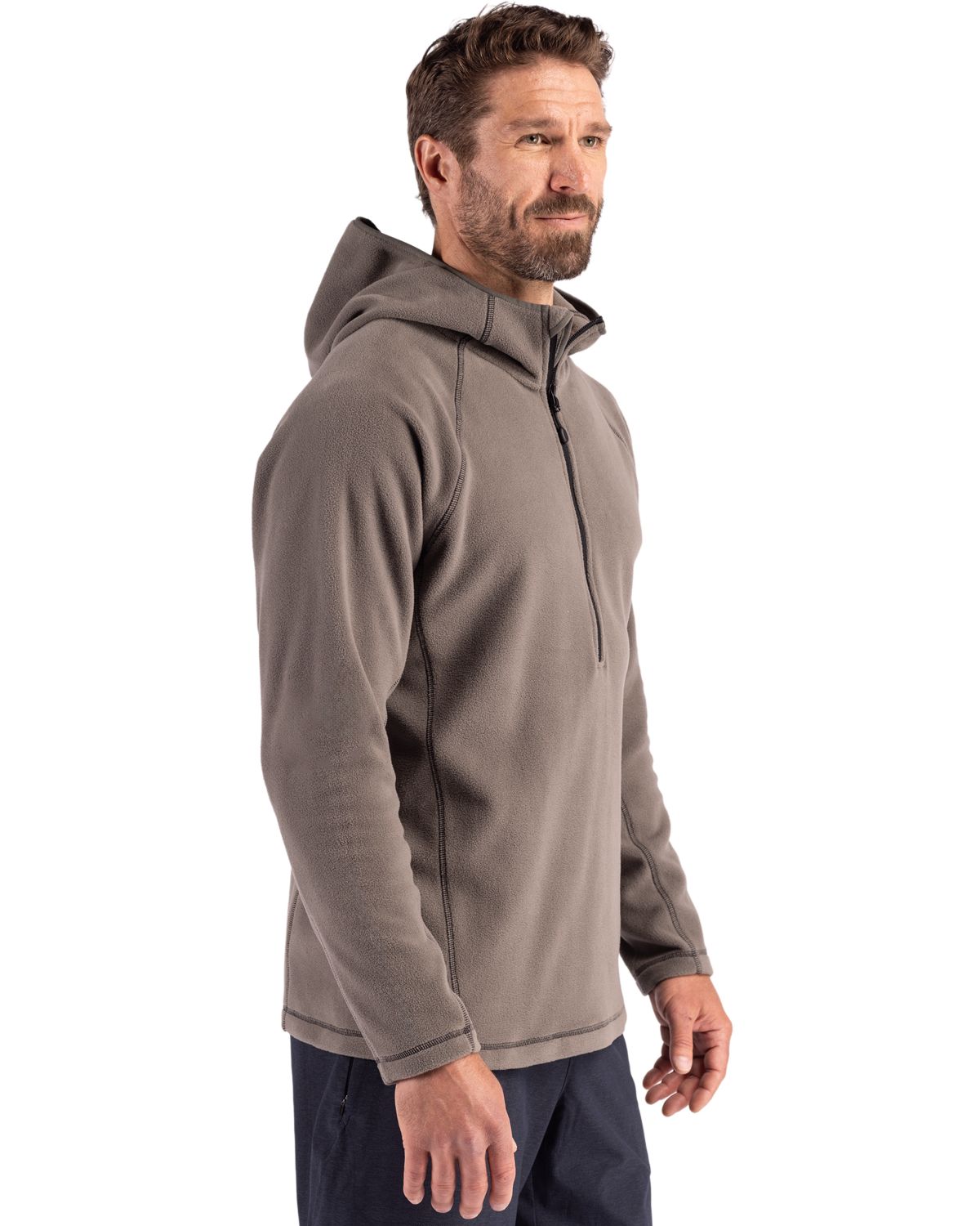 Clique Men's Powder Recycled Fleece Half Zip Sweatshirt-6