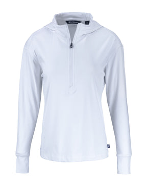 Cutter & Buck Women's Daybreak Recycled Half Zip Hooded Pullover-1