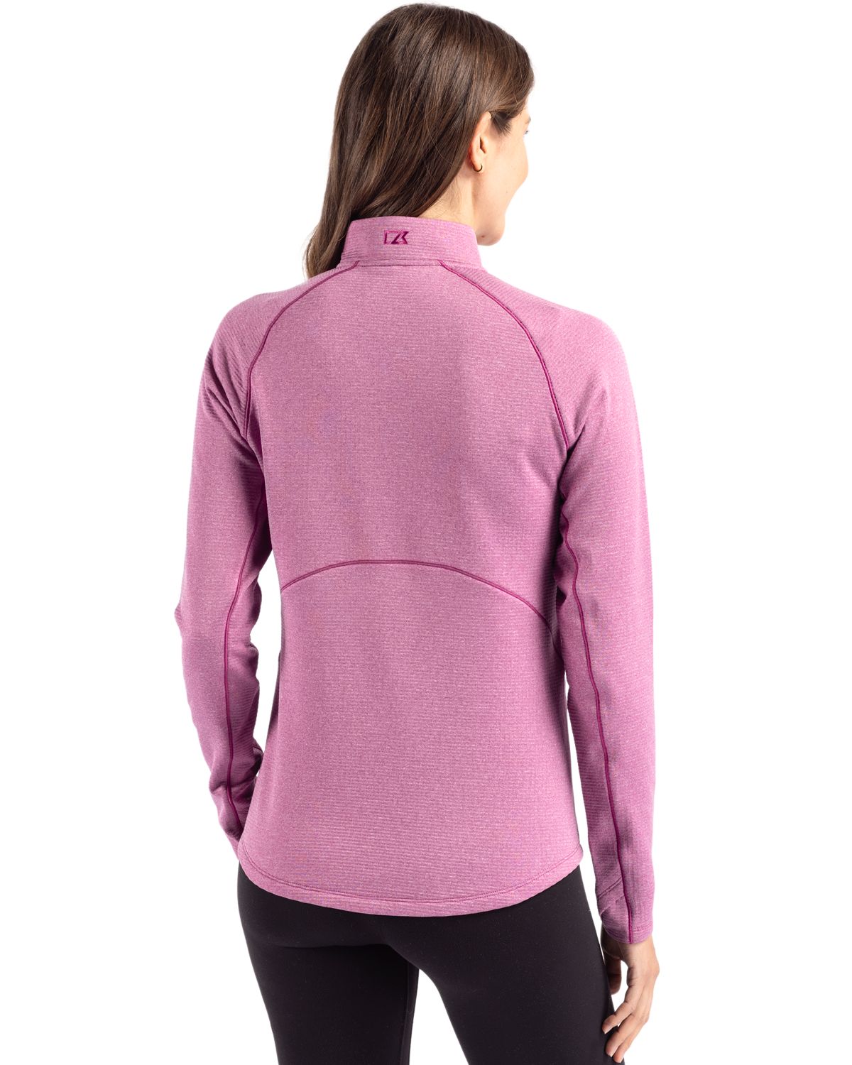Cutter & Buck Women's Peshastin Recycled GridFleece Half Zip Pullover-6