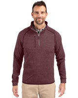 Cutter & Buck Men's Mainsail Sweater-Knit Half Zip Jacket-1