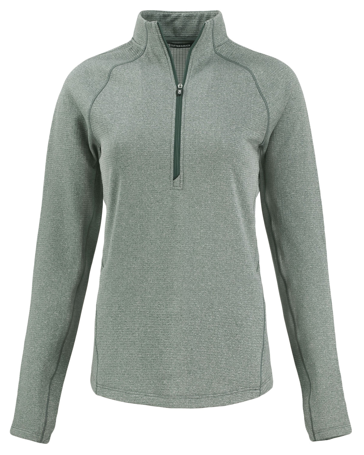 Cutter & Buck Women's Peshastin Recycled GridFleece Half Zip Pullover-1