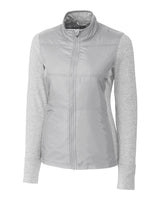 Cutter & Buck Women's Stealth Recycled Hybrid Quilted Windbreaker Jacket-1