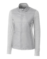Cutter & Buck Women's Stealth Recycled Hybrid Quilted Windbreaker Jacket-2