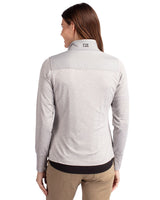 Cutter & Buck Women's Stealth Recycled Hybrid Quilted Windbreaker Jacket-5