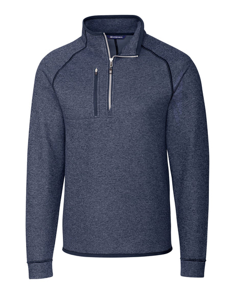 Cutter & Buck Men's Mainsail Sweater-Knit Half Zip Jacket-1