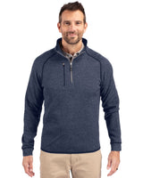 Cutter & Buck Men's Mainsail Sweater-Knit Half Zip Jacket-4