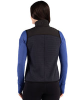 Cutter & Buck Women's Hunts Point Recycled Fleece Hybrid Full Zip Vest-5