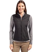 Cutter & Buck Women's Stealth Recycled Hybrid Quilted Windbreaker Jacket-7