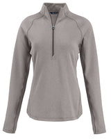 Cutter & Buck Women's Peshastin Recycled GridFleece Half Zip Pullover-1