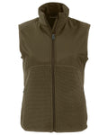 Cutter & Buck Women's Hunts Point Recycled Fleece Hybrid Full Zip Vest-1