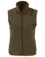 Cutter & Buck Women's Hunts Point Recycled Fleece Hybrid Full Zip Vest-1