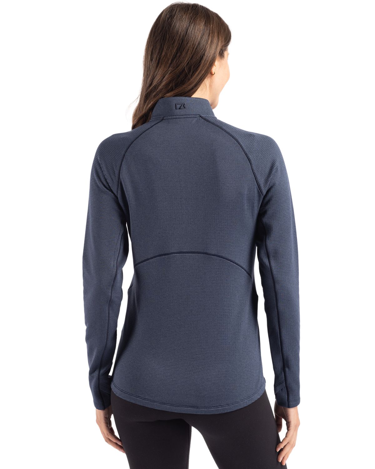 Cutter & Buck Women's Peshastin Recycled GridFleece Half Zip Pullover-4