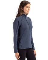 Cutter & Buck Women's Peshastin Recycled GridFleece Half Zip Pullover-5