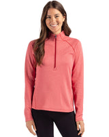 Cutter & Buck Women's Peshastin Recycled GridFleece Half Zip Pullover-4