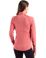 Cutter & Buck Women's Peshastin Recycled GridFleece Half Zip Pullover-5