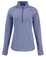 Cutter & Buck Women's Peshastin Recycled GridFleece Half Zip Pullover-5