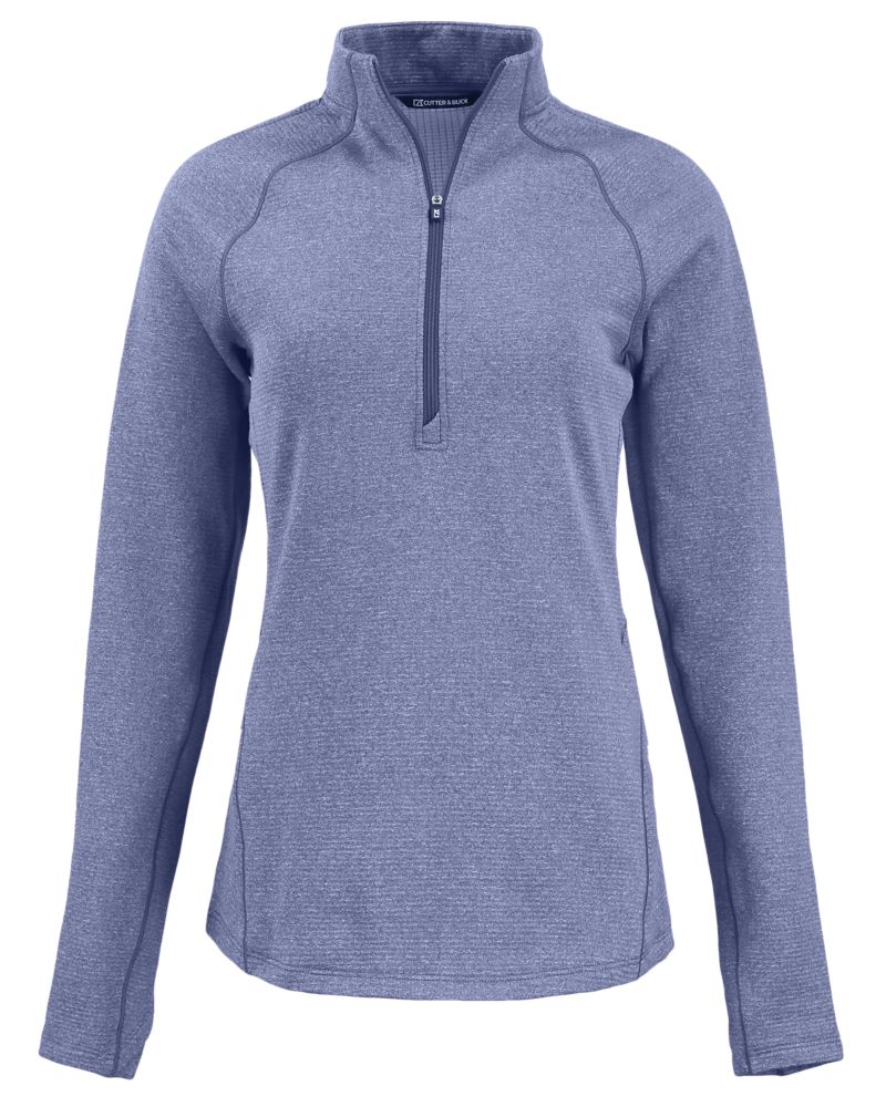 Cutter & Buck Women's Peshastin Recycled GridFleece Half Zip Pullover-6