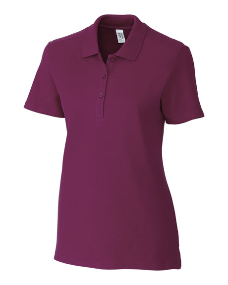 Clique Women's Addison All Cotton Pique Polo-1