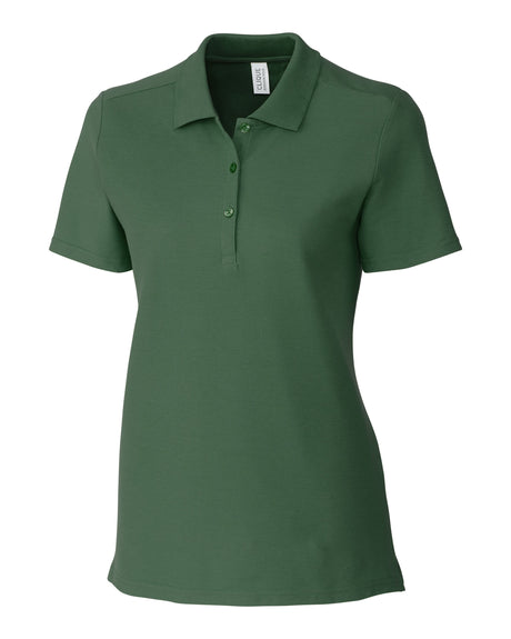 Clique Women's Addison All Cotton Pique Polo-1