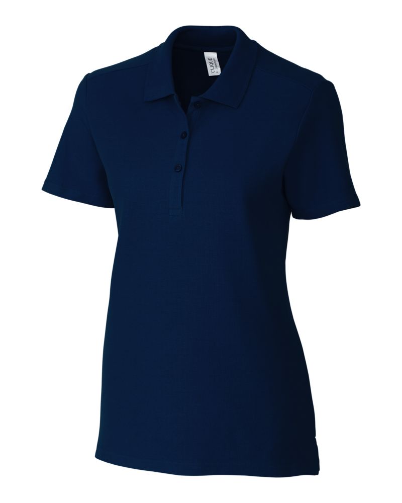Clique Women's Addison All Cotton Pique Polo-2