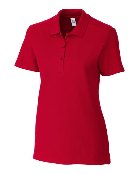 Clique Women's Addison All Cotton Pique Polo-1
