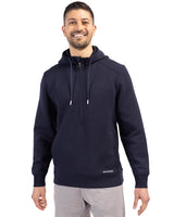 Cutter & Buck Men's Roam Recycled Buttery-Soft Knit Half Zip Hooded Pullover-2