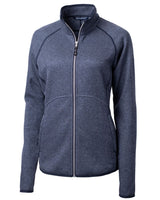 Cutter & Buck Women's Mainsail Sweater-Knit Full Zip Jacket-5