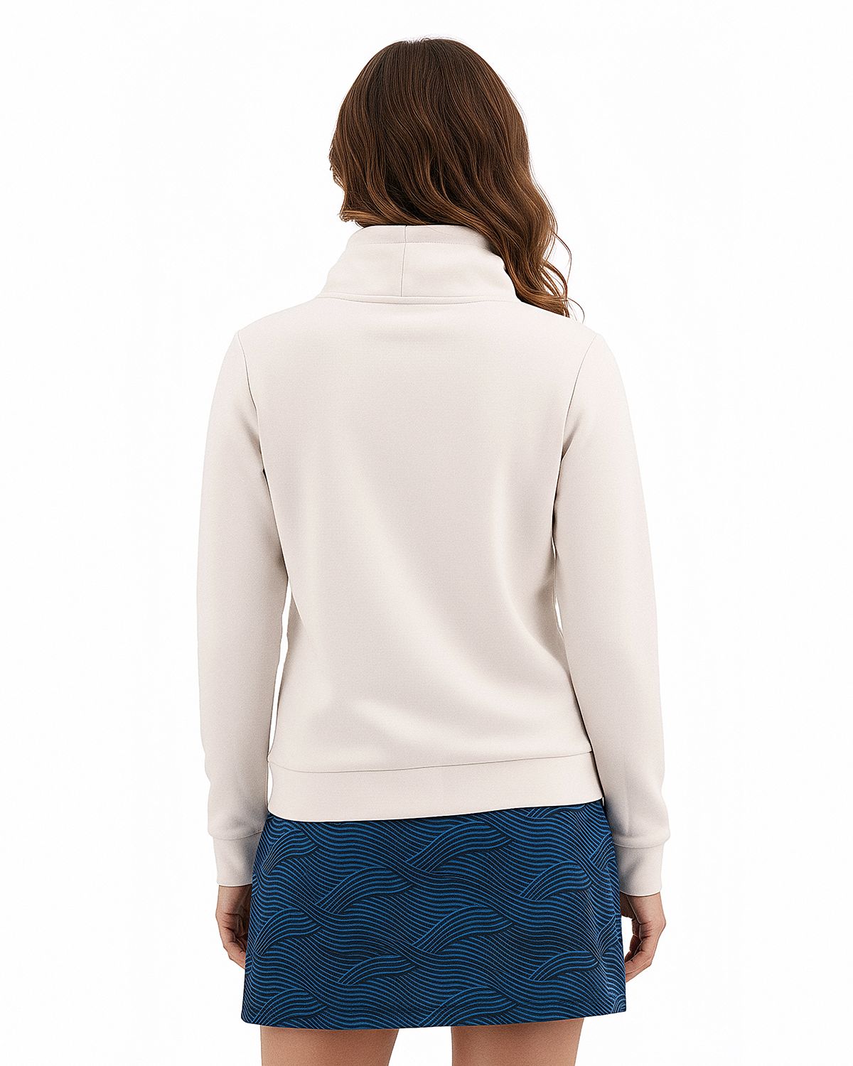 Clique Women's Haven Recycled High Collar Pullover Sweatshirt-2