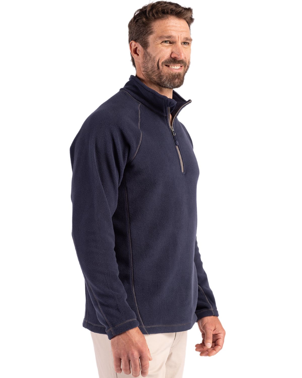 Clique Men's Powder Recycled Fleece Quarter Zip Jacket-3