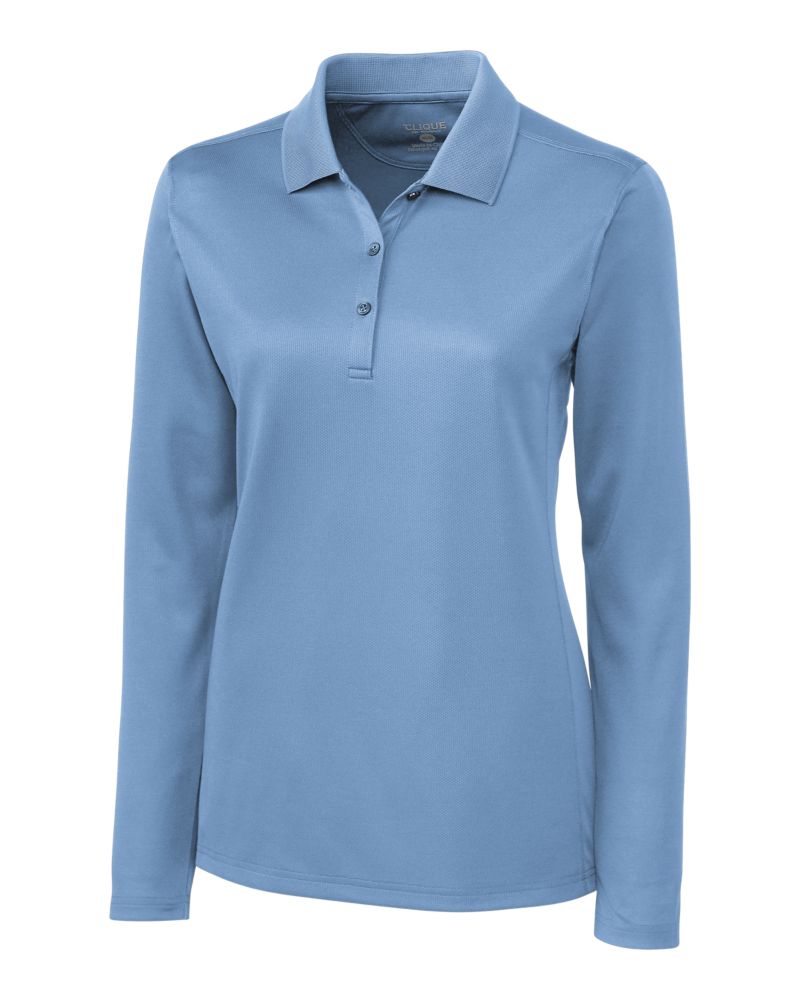 Clique Women's Ice Pique Tech Long Sleeve Polo-2
