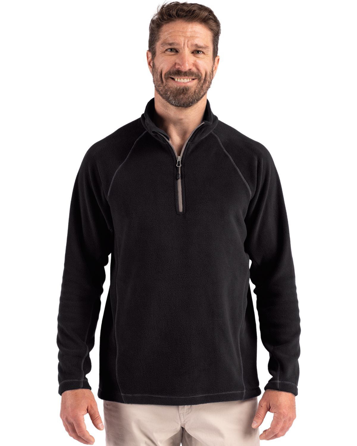 Clique Men's Powder Recycled Fleece Quarter Zip Jacket-4