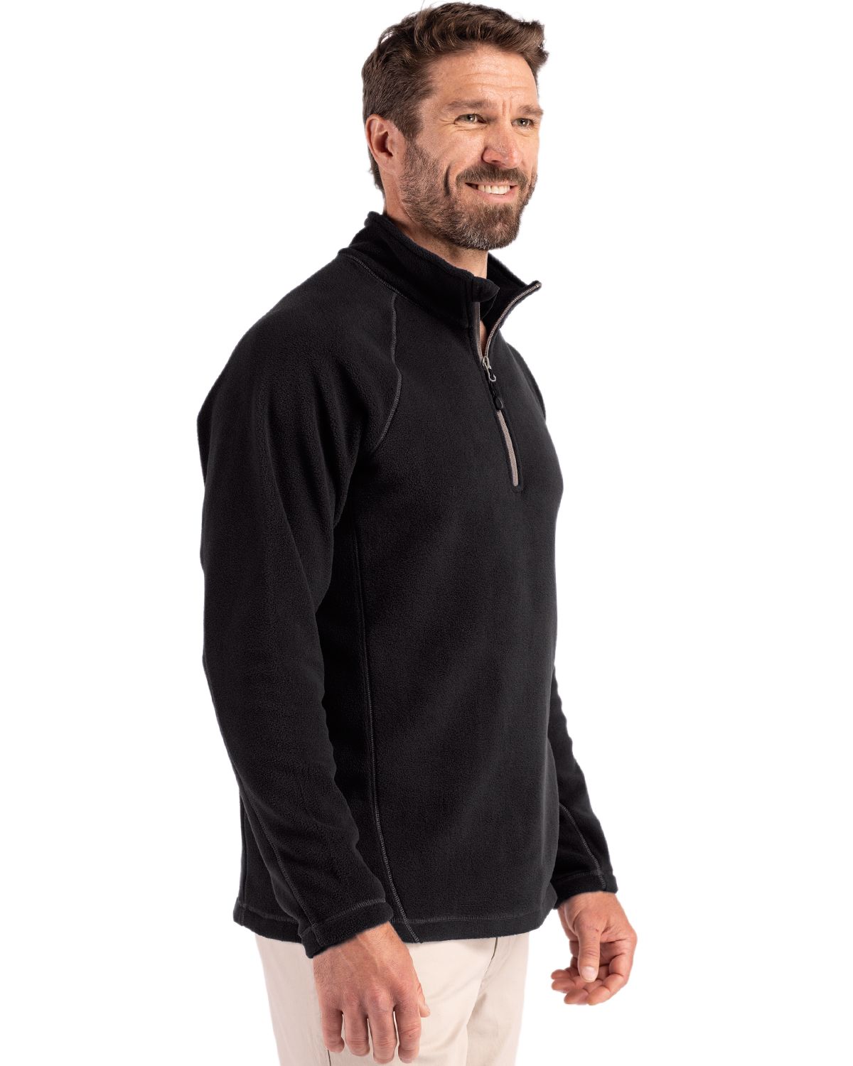 Clique Men's Powder Recycled Fleece Quarter Zip Jacket-6