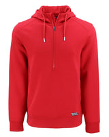 Cutter & Buck Men's Roam Recycled Buttery-Soft Knit Half Zip Hooded Pullover-5