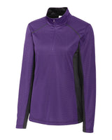 Clique Women's Ice Pique Colorblock Tech Half Zip-2