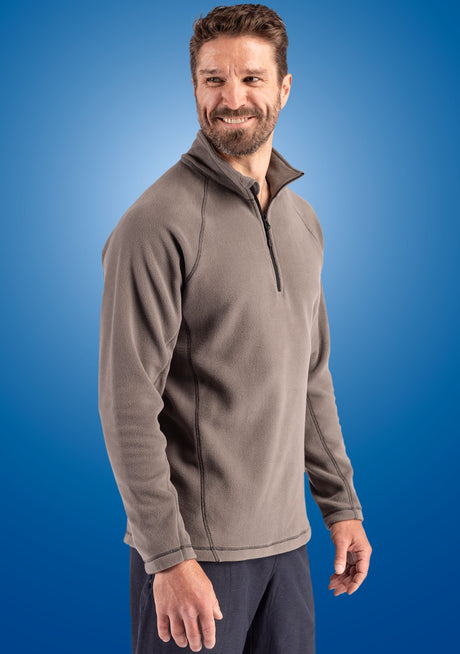 Clique Men's Powder Recycled Fleece Quarter Zip Jacket-1
