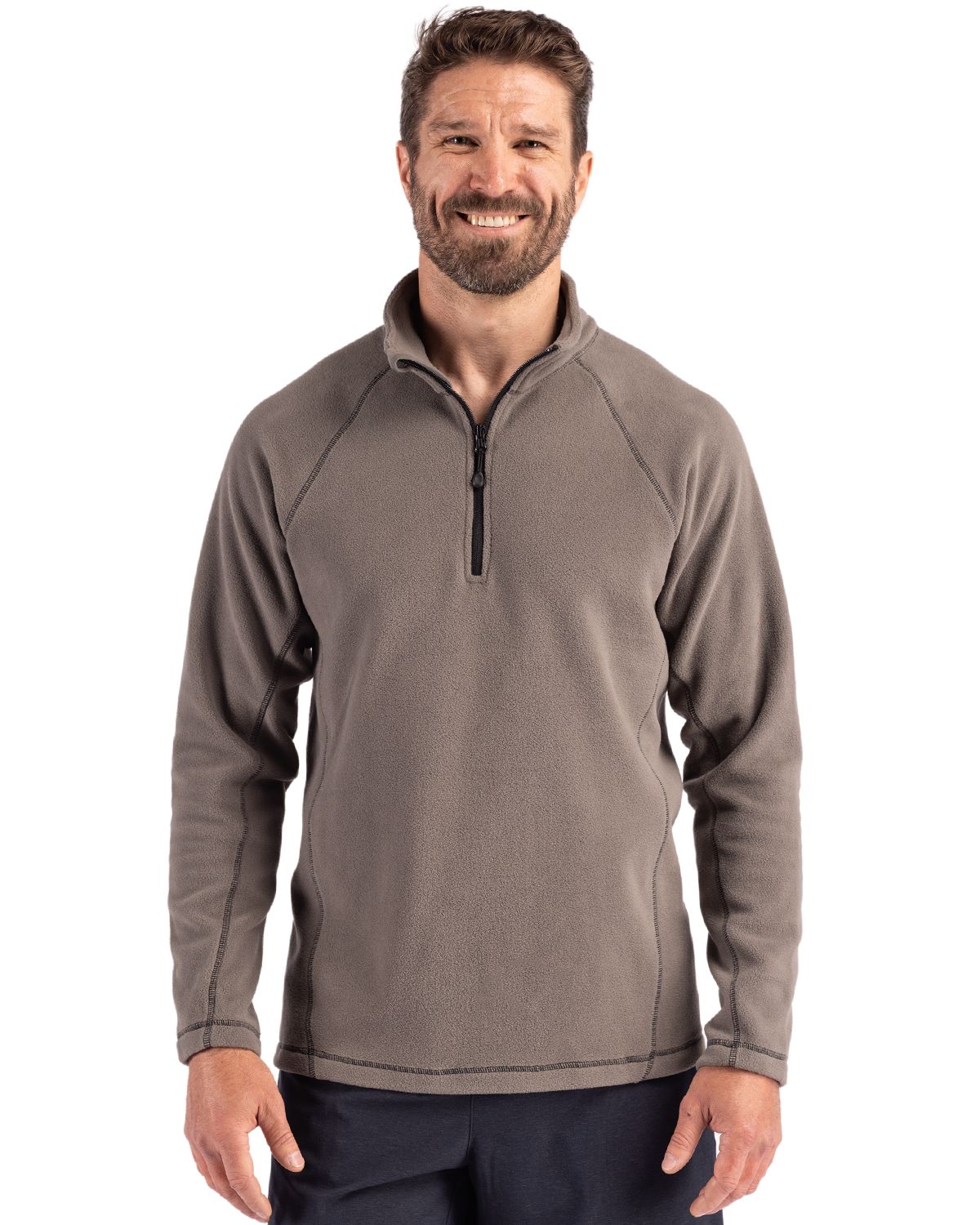 Clique Men's Powder Recycled Fleece Quarter Zip Jacket-2