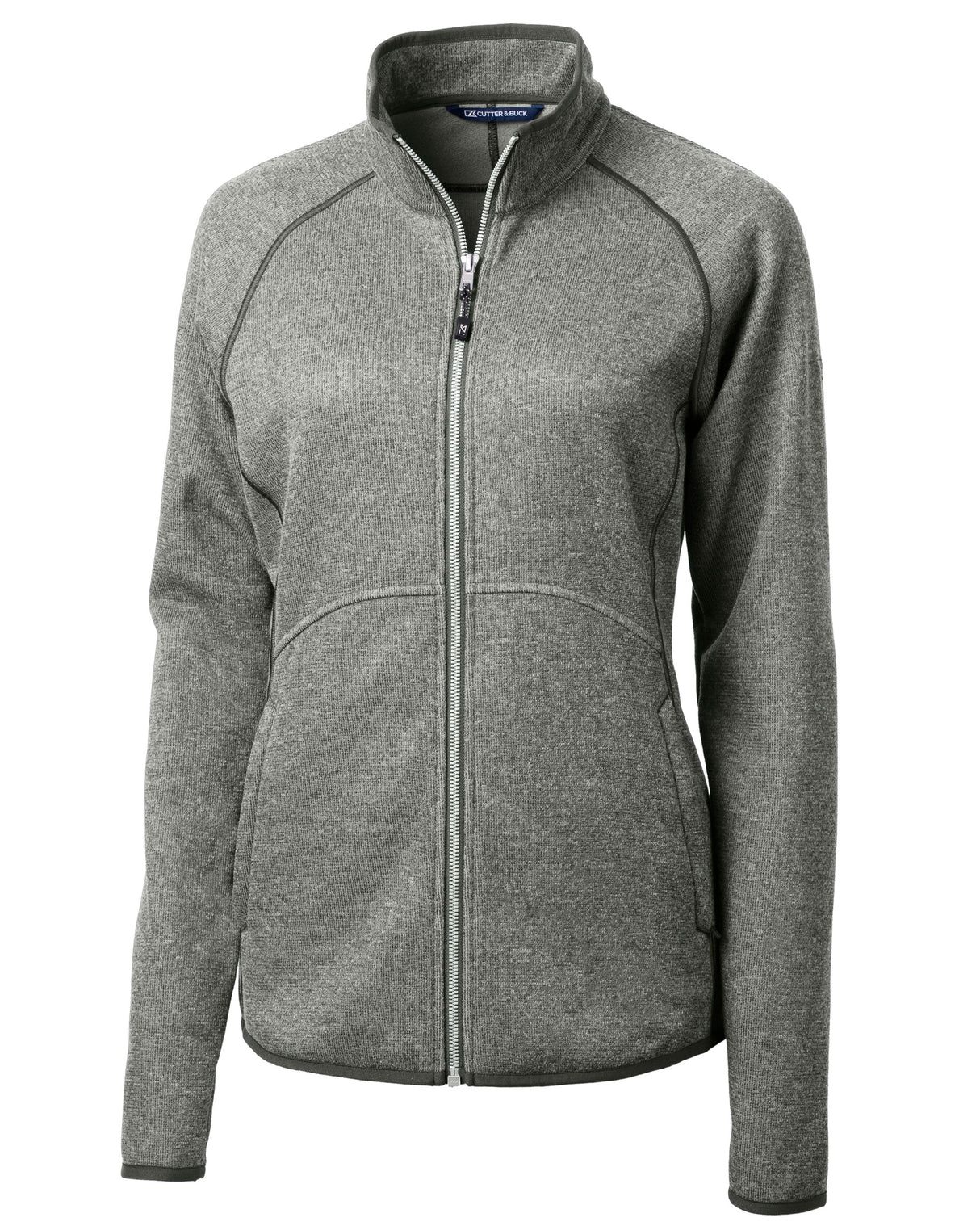 Cutter & Buck Women's Mainsail Sweater-Knit Full Zip Jacket-1