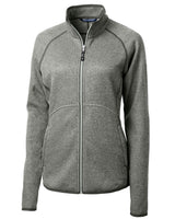 Cutter & Buck Women's Mainsail Sweater-Knit Full Zip Jacket-1