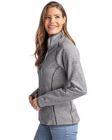 Cutter & Buck Women's Mainsail Sweater-Knit Full Zip Jacket-6