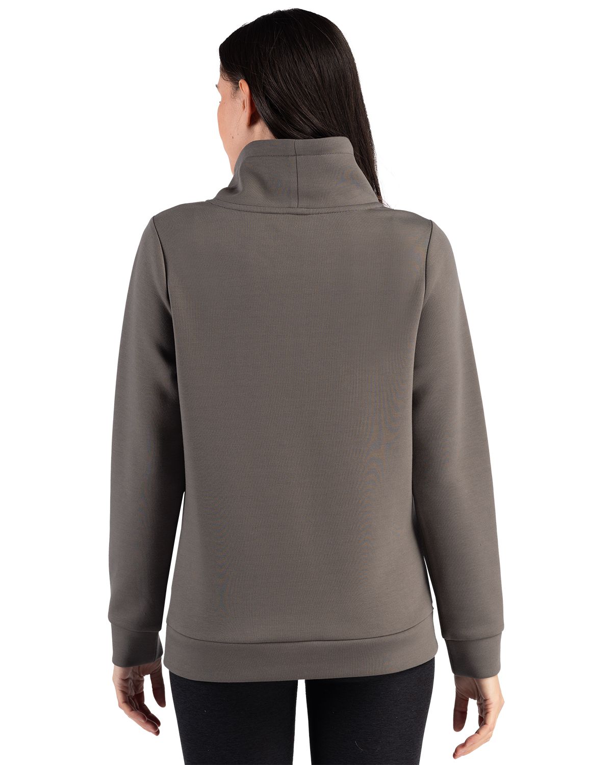 Clique Women's Haven Recycled High Collar Pullover Sweatshirt-2