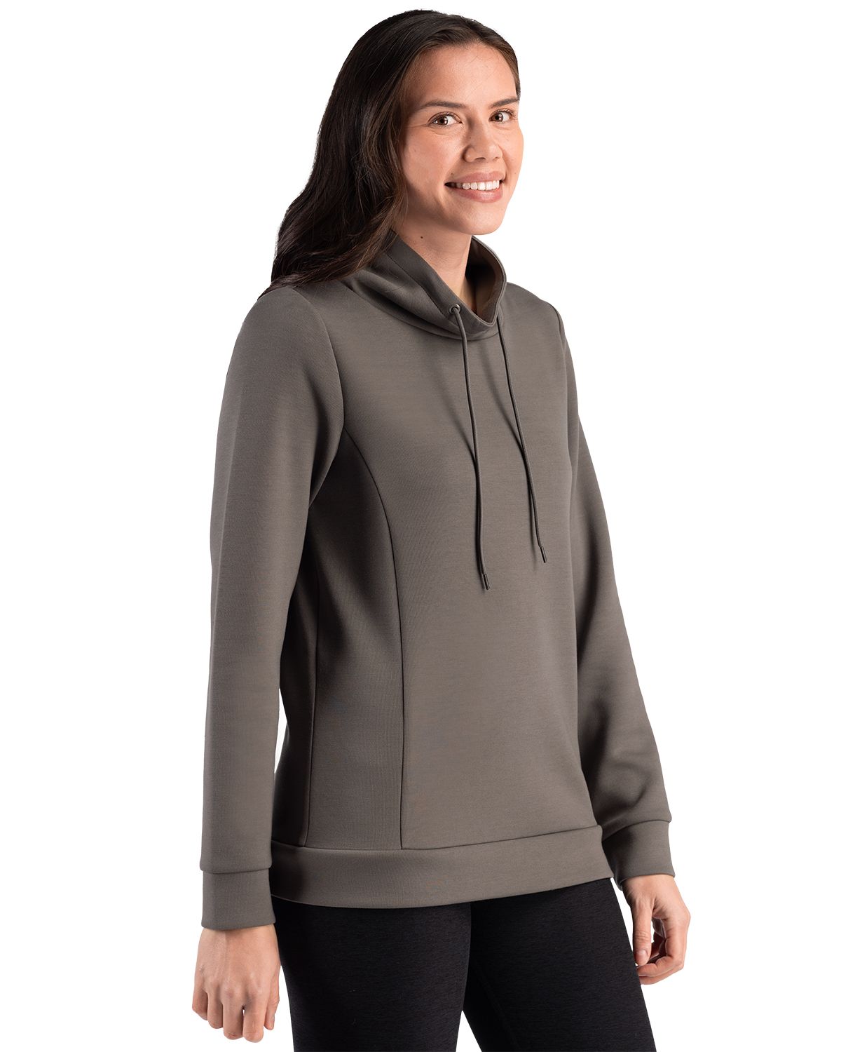 Clique Women's Haven Recycled High Collar Pullover Sweatshirt-3