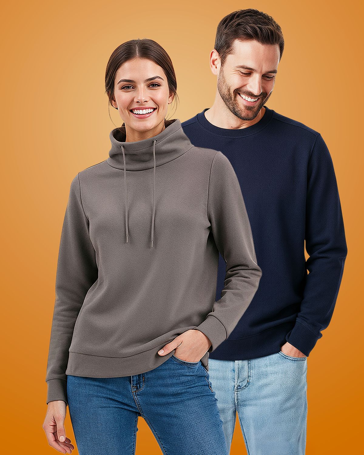 Clique Women's Haven Recycled High Collar Pullover Sweatshirt-7