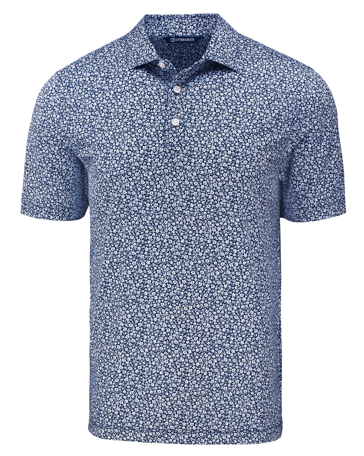 Cutter & Buck Men's Pike Recycled Flora Print Polo-1