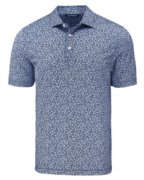 Cutter & Buck Men's Pike Recycled Flora Print Polo-1