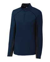 Clique Women's Ice Pique Colorblock Tech Half Zip-1