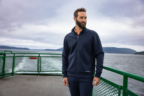 Cutter & Buck Men's Roam Recycled Buttery-Soft Knit Full Zip Jacket-1