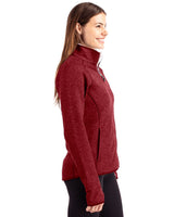 Cutter & Buck Women's Mainsail Sweater-Knit Full Zip Jacket-3
