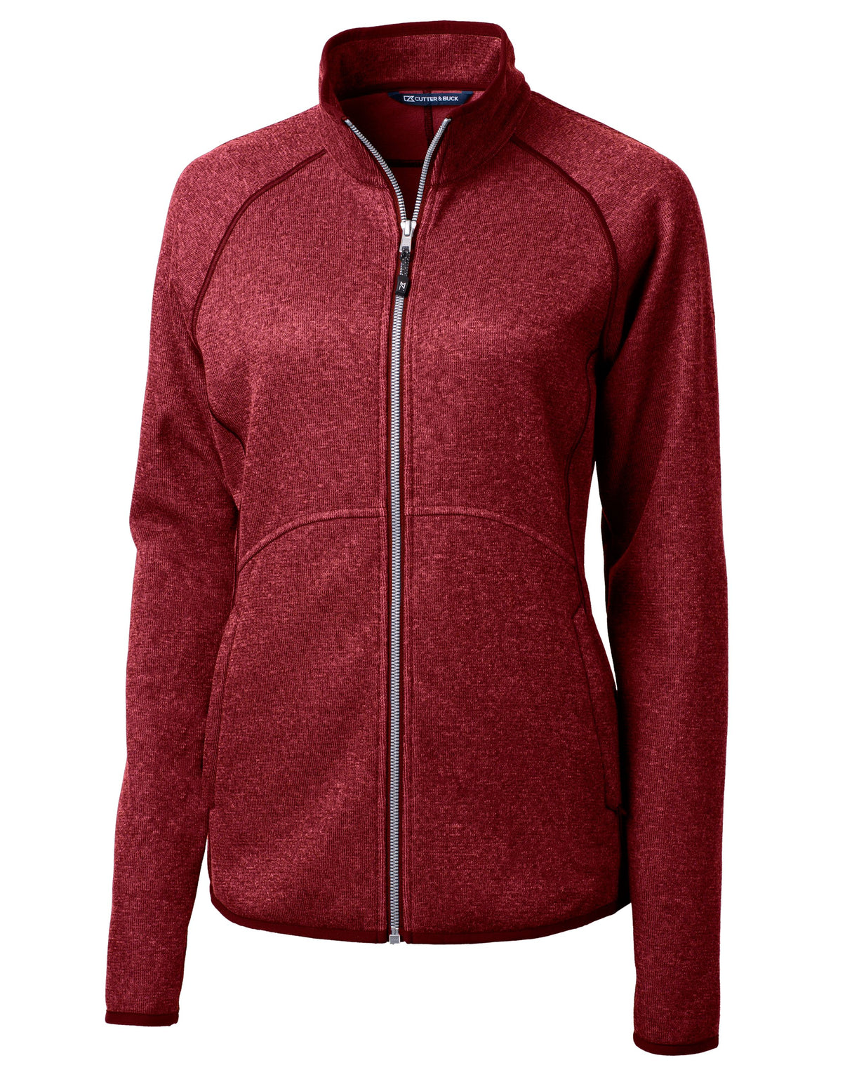 Cutter & Buck Women's Mainsail Sweater-Knit Full Zip Jacket-4