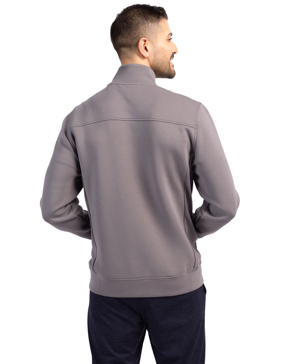 Cutter & Buck Men's Roam Recycled Buttery-Soft Knit Full Zip Jacket-7