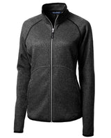 Cutter & Buck Women's Mainsail Sweater-Knit Full Zip Jacket-1